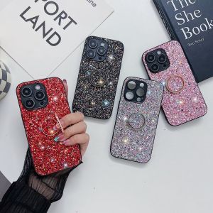 Lấp lánh thời trang sành điệu long lanh Silicone cho Samsung Galaxy S24 S23 S22 S21 S20 Ultra cộng với FE S10 S9 S8 cộng với Lite Note 8 9 10 10 20 cộng với siêu vỏ