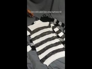 Sweater Rajut Turtleneck / Sweater Rajut kerah tinggi / Switer Rajut tebal gaya Korea