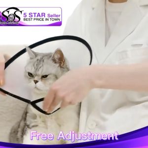 [8 SIZES] 🇲🇾Stock Elizabeth Collar Protection Neck Collar Cone Dog Cat Kolar Kon Perlindungan Kucing Pemulih 宠物软棉伊丽莎白