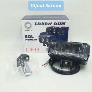 Lampu Tembak Sorot Kabut LED Laser Gun VINYX SQL3 D2 Mobil Motor SQL 2 Warna Putih Kuning CSP Lasergun SQL 3 MATA LED PREMIUM
