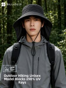 BILLI ZILLY | Sun Protection Hat with Neck and Shoulder Cover Breathable Wide Brim