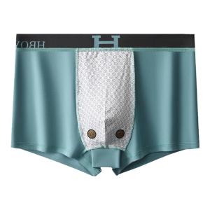 Cotton Breathable Moisture Wicking Magnetic Crotch Mens Briefs
