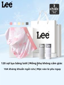 Lee | Quần Lót Nam Hộp Dài Thoáng Khí In Hình Kẻ Sọc 10A Chống Khuẩn