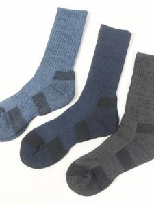 Thickened Mens Mid-High Tube Socks Towel Bottom Heavy Duty Work Socks Breathable Cotton Sweat Absorbent Long Tube Socks