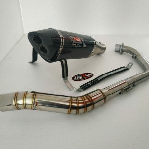 Knalpot Racing Yoshimura R11 Cbr150r R15v3 v2 Gsx Cb150r Mx King Sonic Satria Fu Xabre Verzha Byson Megapro Tiger Pulsar200ns SupraGtr150 Mx New135 Ninja250sl mono