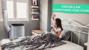 Portable Air Conditioner Hose Cover Portable AC Hose Duct Vent Insulation Sleeve AC Hose Insulated Cover Wrap for 5" & 5.9" Diameter AC Exhaust Hoses Tube for Heat Reduction