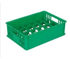 ALATONE Glass Crate Organizer 2008 in Blue Gray Red Green Yellow for Glass Storage
