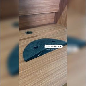 Rubber Speed Bump Tinggi 5 cm Polisi Tidur Karet - untuk Pengatur Kecepatan Jalan