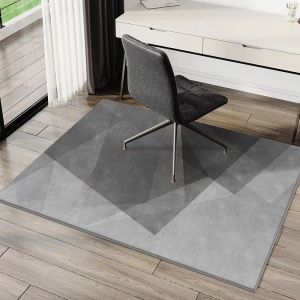 Thảm Trải Sàn Sợi Pha Lê Trong Nhà - Chống Bám Bụi Dễ Vệ Sinh Chất Liệu Polyester Bảo Vệ Ghế Văn Phòng Trang Trí Phòng Khách