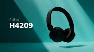 Philips On-Ear Wireless Headphones | Dynamic Bass | Clear Calls | 55 Hours Play time | TAH4209BK/00 | 1 Year warranty