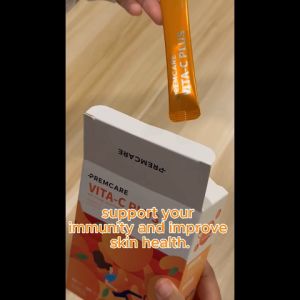 PREMCARE Vita-C Plus 3.5g x 20s | HALAL Vitamin C 500mg Immune Booster Supplement Vit E & Orange Juice
