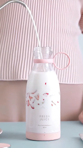 Portable USB Electric Juicer Blender Bottle Mini Fruit Smoothie Maker Milkshake Mixer