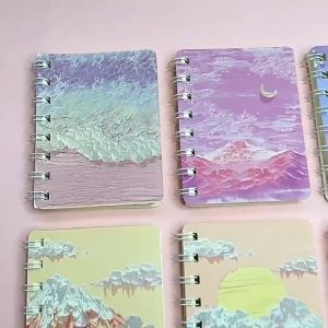 A7 Japanese Style Cartoon Pocket Book Notepad Office Stationery School Supplies Mini Notebooks
