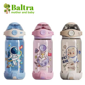Baltra 550ml Kids Cup Water Bottle for Children with Lid and Straw Bounce Cover Drink Bottle