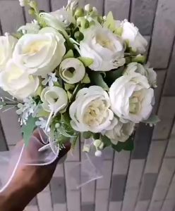 Bó Hoa Lụa Sang Trọng - Bó Hoa Cưới Cầm Tay Cô Dâu Nhiều Mẫu Làm Phụ Kiện Chụp Ảnh DGH-477