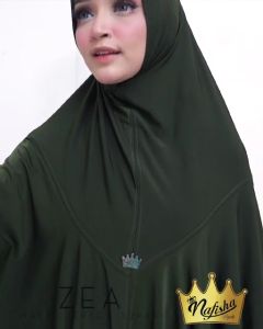 Jilbab Jumbo Instan Pad Zea Jersey Super By Nafisha