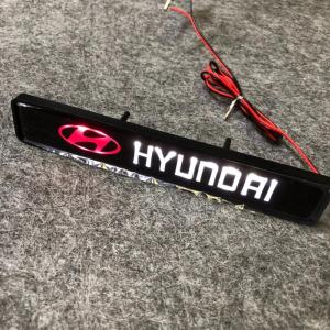 Applicable to Hyundai Elantra Elantra Middle Net Luminous Car Logo Light Ix35 I30 Restoration Led Fence Decorative Light