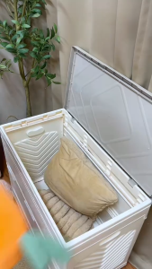 69cm Household Clothing Storage Cabinet Large Capacity StorageBox Toy Quilt Storage Basket