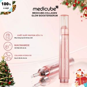 Medicube Collagen Glow Booster Serum 15ml Kết Cấu Dạng Kem Mềm Mượt Dưỡng Ẩm Lâu Dài Sửa Chữa Chuyên Sâu K-Beauty Trang Điểm Hàn Quốc Serum Dưỡng Da Mặt Chống Lão Hóa Dưỡng Ẩm
