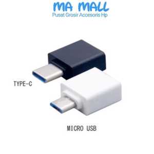 OTG Mini Non Kabel V8 Micro USB Type C Konektor USB To Type C USB To Micro Usb