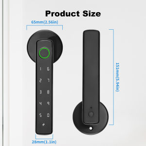 Tuya Door Lock Smart Life APP / Fingerprint / Key / Password Unlock Apartment Hotel Support Smart Home Electronic Door Lock