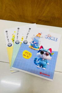 Lốc 10 Cuốn Tập 96 Hồng Hà Trang 4 Ô Ly Giấy Dày 80gsm Viết Không Lem
