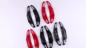For Audi A3 A4L A5 S4 S6 S7 S8 Q6 A6L A7 2021 2022 2023 2024 Car Steering Wheel Shift Paddle Shifter ABS Carbon fiber style