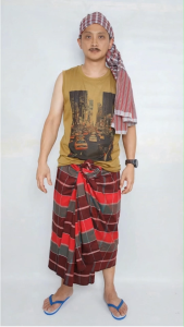 ผ้าขาวม้าผ้าทอบ้านไร่ ตรารถไฟ เนื้อดี สีไม่ตก ขนาดใหญ่ทอพิเศษเย็บขอบแล้วเวอร์ชั่นตารางใหญ่