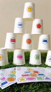 Mainan Edukasi Anak Tata Gelas Montessori Toys 1 2 3 4 5 6 7 Tahun Balita TK PAUD Laki Laki Perempuan Montessori Toys Kids