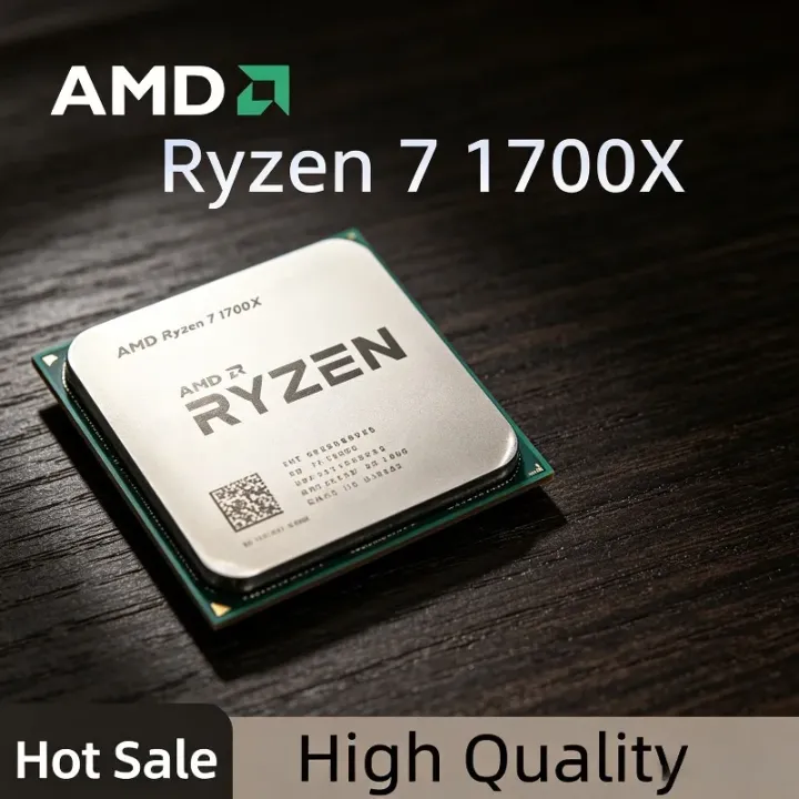 AMD | AMD Ryzen 7 1700X R7 1700X 3.4 GHz Eight-Core CPU Processor YD170XBCM88AE Socket AM4 100% Brand New and Original IN STOCK