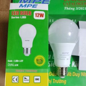 Bóng Đèn Led Bulb 12w MPE - BH 24 Tháng 1 Đổi 1 Chính Hãng