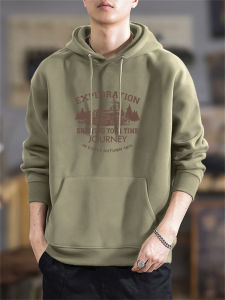 JIANMUJI | Áo Hoodie Dày Lót Bông Phong Cách Mỹ