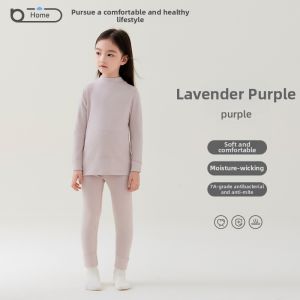 batubatu | Thermal Flannel Childrens Underwear Set