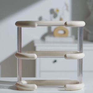 Ⓜ️ZEROIDEASⓂ️ 2/3 Tiers Storage Rack Perfume Stand Perfume Holder Perfume Rack Perfumes Shelf Desktop Shelf Desktop Rack Cosmetics Rack Cosmetics Holder Cosmetics Stand Makeup Rack Makeup Holder Cups Rack Cups Stand Cups Holder Kitchen Rack Desk Rack