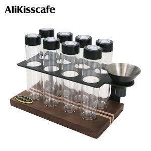Alikisscafe กาแฟถั่วหลอดเก็บคอนเทนเนอร์จอแสดงผลเดี่ยวชาไอเสียวาล์ว Barista เครื่องมือ Espresso อุปกรณ์เสริม Coffeeware