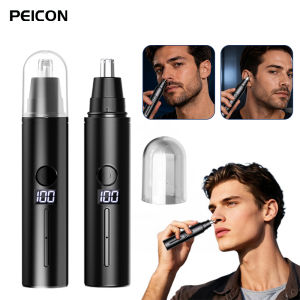 Mini Nose Hair Trimmer For Men Electric Nose Hair Remover USB Rechargeable Ears Hair Clipper Portable Pocket Nose Hair Shaver