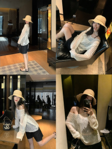 ALOHA LU | Áo Thun Knit Quây Sau Dây Resort Dành Cho Nữ