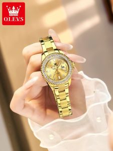 OLEVS | Diamond-encrusted Lightweight Luxury Waterproof Quartz Ladies Watch