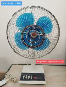 Quạt bàn cổ điển TOSHIBA CRYSTAL ZEPHYR DF-30W hàng bãi Nhật