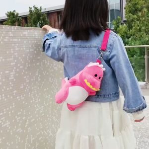 Túi Đeo Chéo Hoạt Hình KHỦNG LONG Nhồi Bông Ngộ Nghĩnh