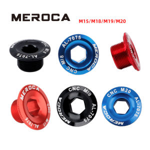 MEROCA MTB Hollowtech Crank Bolt M18 M19 M20 Mountain Bike Crank Cover Crank Arm Bolt For IXF