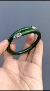 Gelang Akar Bahar Tali Arus Hijau Berkualitas Variasi Alpaka Minimalis