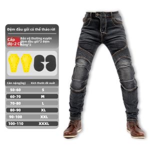 Quần Jean Bảo Hộ Xe Máy Nam Chất Liệu Kevlar Kiểu Dáng Thường Ngày Dành Cho Môn Thể Thao Mô Tô Địa Hình Có Lớp Bảo Vệ Đầu Gối Có Thể Tháo Rời Thích Hợp Cho Việc Đi Tour.