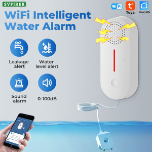 Tuya Wifi Water Leak Alarm Low Water Level Detector Water Leakage Sensor Flood Alarm Smart Life APP Notification Alerts