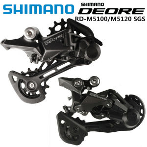 SHIMANO | Shimano Deore M5100 M5120 SGS Rear Derailleur 11V Shadow Long Cage 11 Speed Mountain Bike Bicycle Derailleur Original Bike Parts