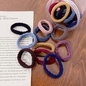 NICE CHILD Ikat Rambut Elastis 20Pcs Kunciran Rambut Motif Gelombang Gaya Korea Aksesoris Rambut