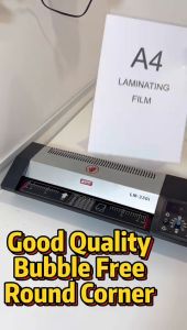 (100pcs) A4 Laminating Film/ Laminating Sheets/ Laminating Pouch /Transparent Laminating sheet / Rounded corner to prevent detach / 100 pieces per Pkt / 100 Microns / A4 size and A3 size available