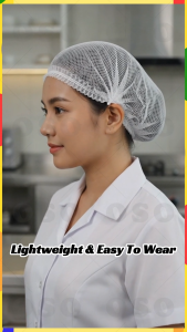 Kitchen Hair Net Hat Food Safety Cap Restaurant Staff Chef Cooking Work Cap Breathable Mesh Hair Cover
