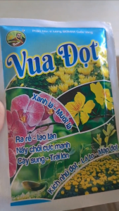 (Gói 50gr) Phân Bón Lá VUA ĐỌT CUỐC VÀNG- Kích nhú đọt ra rễ nảy chồi mập đọt