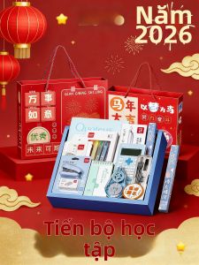 deli | Bộ Đồ Văn Phòng Phẩm Quà Tặng cho Học Sinh Thực tế và Khích Lệ